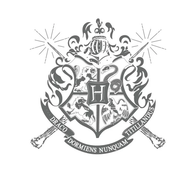 T-Shirt Homme Emblèmes des Maisons de Poudlard - Harry Potter - Blanc