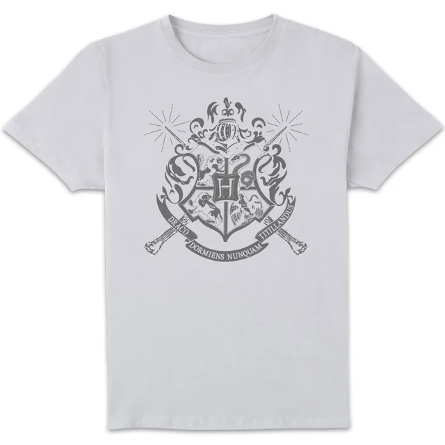 T-Shirt Homme Emblèmes des Maisons de Poudlard - Harry Potter - Blanc