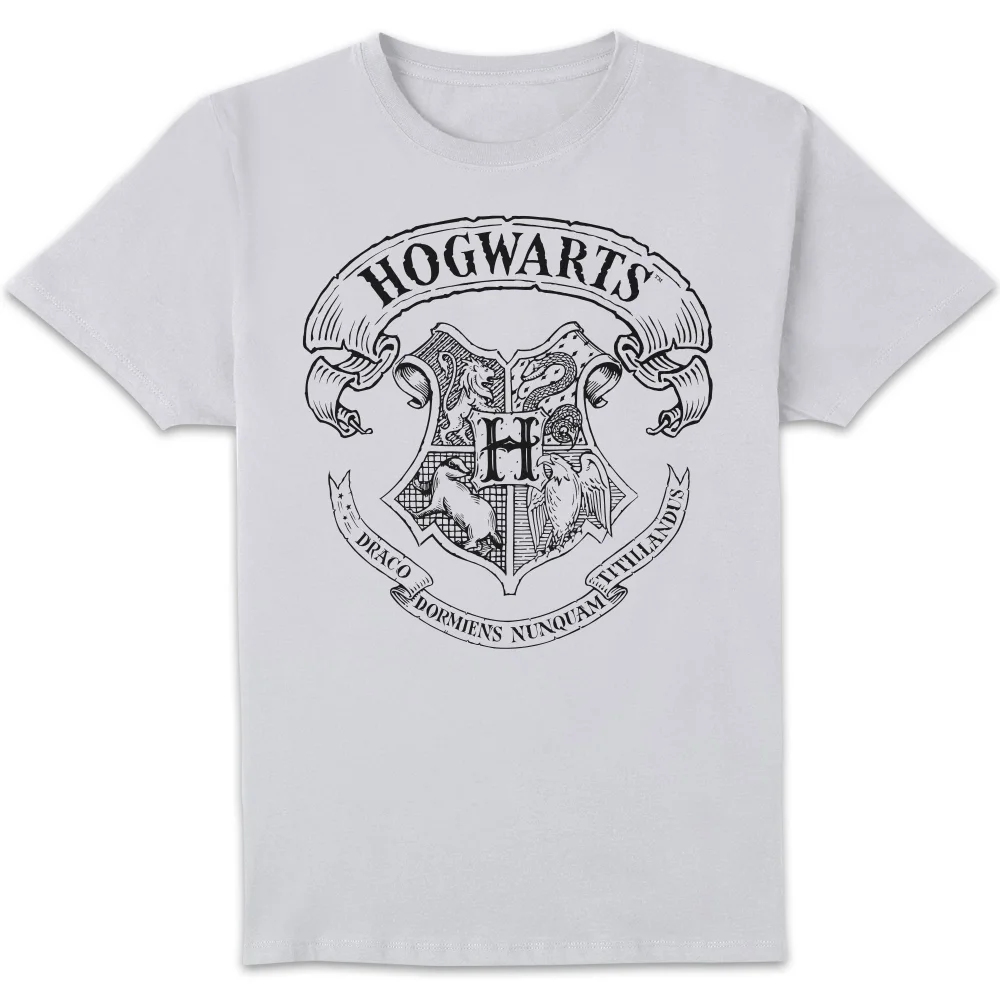 T-Shirt Homme Blason de Poudlard - Harry Potter - Blanc - S Image 1