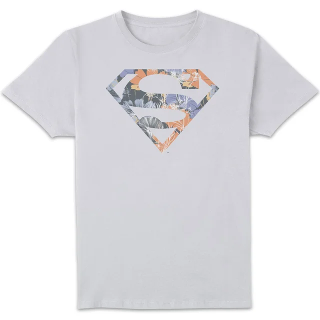 T-Shirt Homme Logo Superman Fleuri DC Originals - Blanc