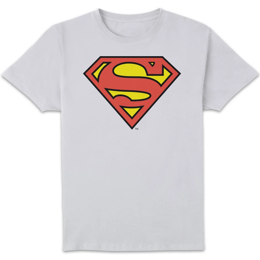 T-Shirt Homme Bouclier Officiel Superman DC Originals - Blanc - S Image 1