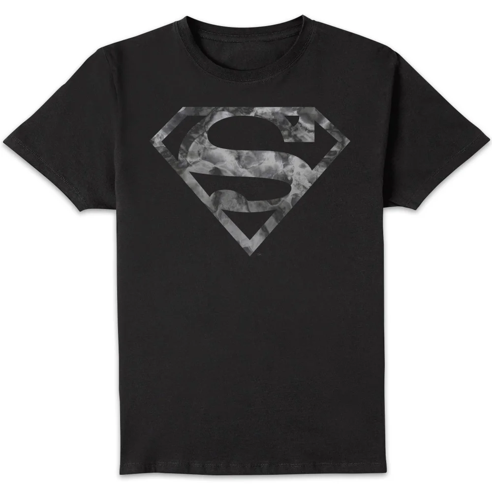 T-Shirt Homme Logo Superman Marbre DC Originals - Noir - S Image 1