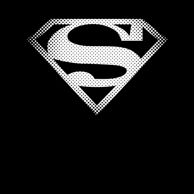 T-Shirt Homme Logo Superman DC Originals - Noir