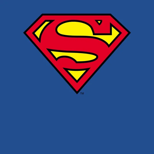 T-Shirt Homme Bouclier Officiel Superman DC Originals - Bleu Roi