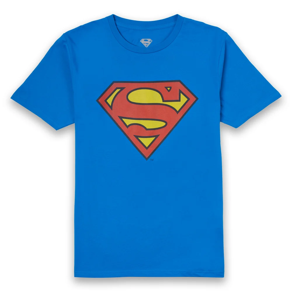 T-Shirt Homme Bouclier Officiel Superman DC Originals - Bleu Roi - S Image 1