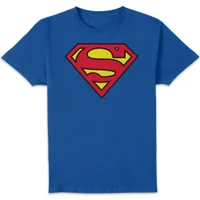 T-Shirt Homme Bouclier Officiel Superman DC Originals - Bleu Roi - undefined undefined