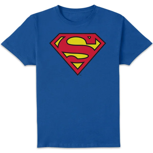 T-Shirt Homme Bouclier Officiel Superman DC Originals - Bleu Roi