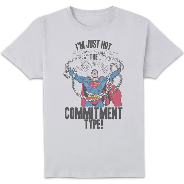 T-Shirt Homme Superman Brise les Chaînes DC Originals - Blanc