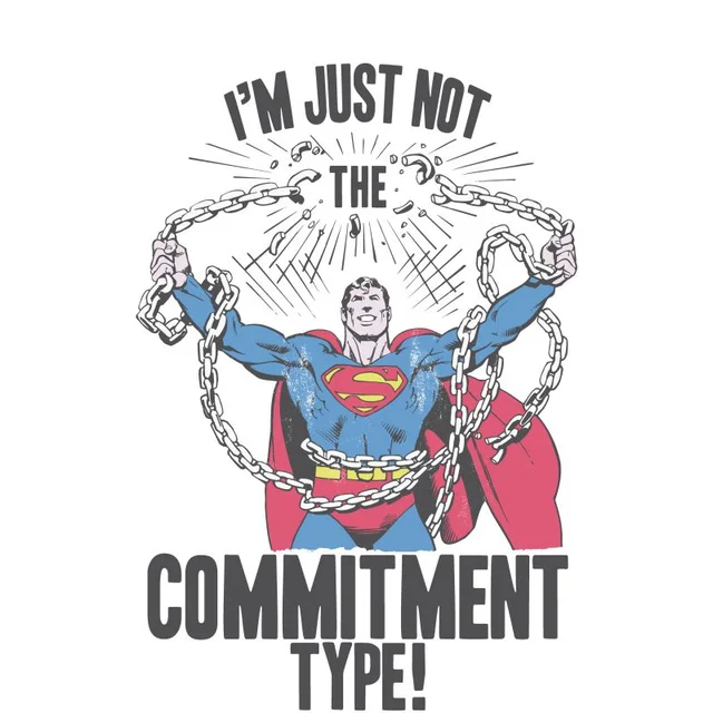 T-Shirt Homme Superman Brise les Chaînes DC Originals - Blanc