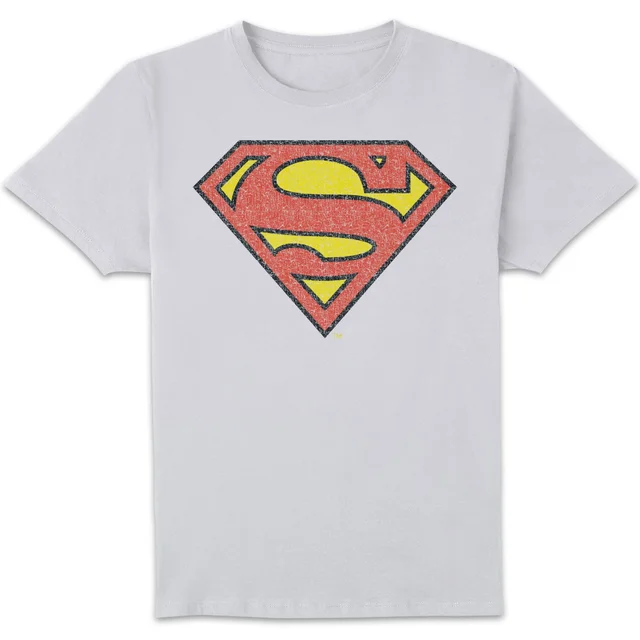 Originals Official Superman Crackle Logo Men's T-Shirt - White