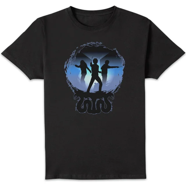 T-Shirt Homme Silhouette de Bataille - Harry Potter - Noir