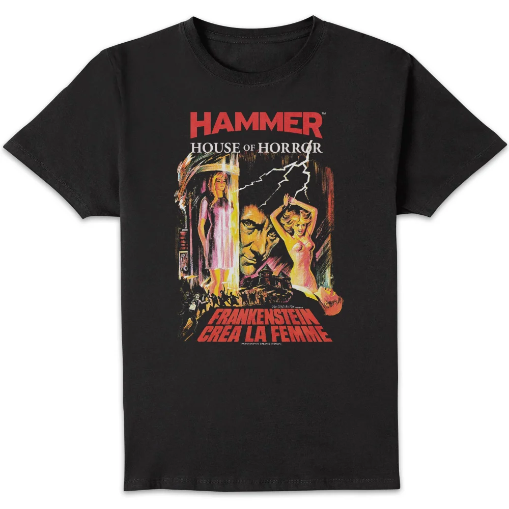 T-Shirt Homme Frankenstein Créa La Femme - Noir - S Image 1