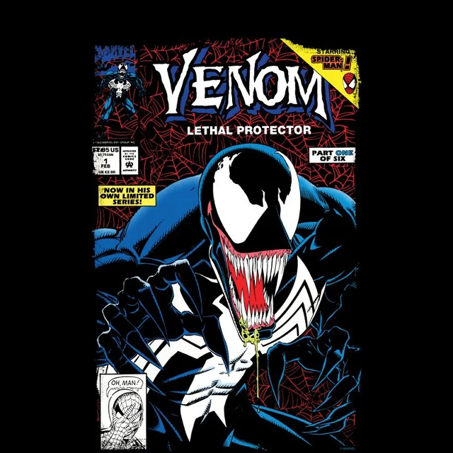 T-Shirt Homme Venom Protecteur Léthal Marvel - Noir