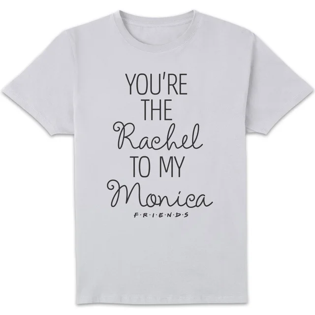 T-Shirt Homme You're the Rachel to my Monica - Friends - Blanc