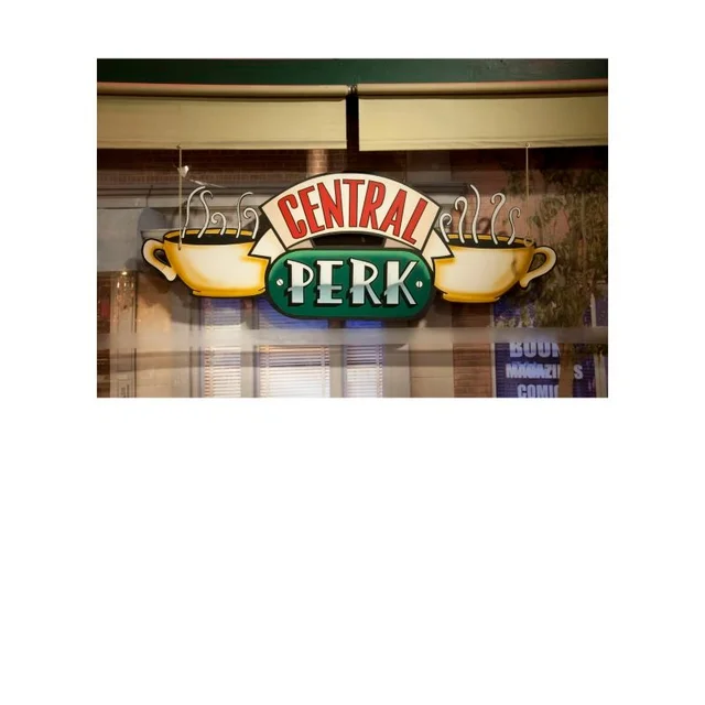 T-Shirt Homme Signe Central Perk - Friends - Blanc