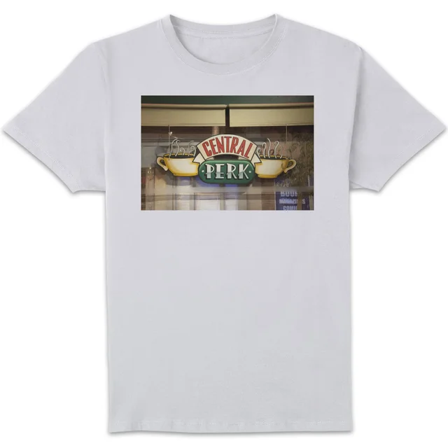 T-Shirt Homme Signe Central Perk - Friends - Blanc