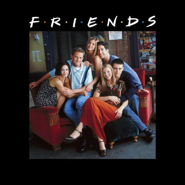 T-Shirt Homme Classique - Friends - Noir