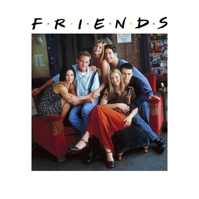 T-Shirt Homme Classique - Friends - Blanc