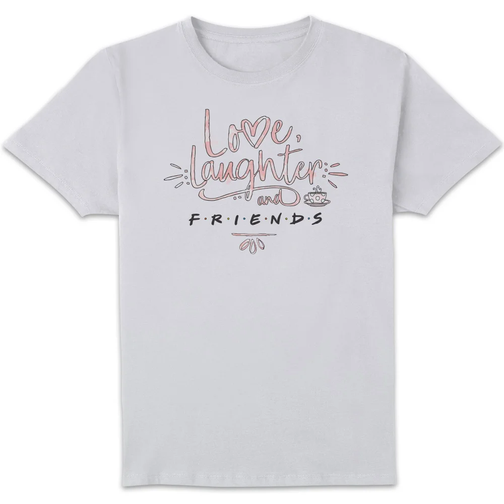T-Shirt Homme Love Laughter - Friends - Blanc - S Image 1