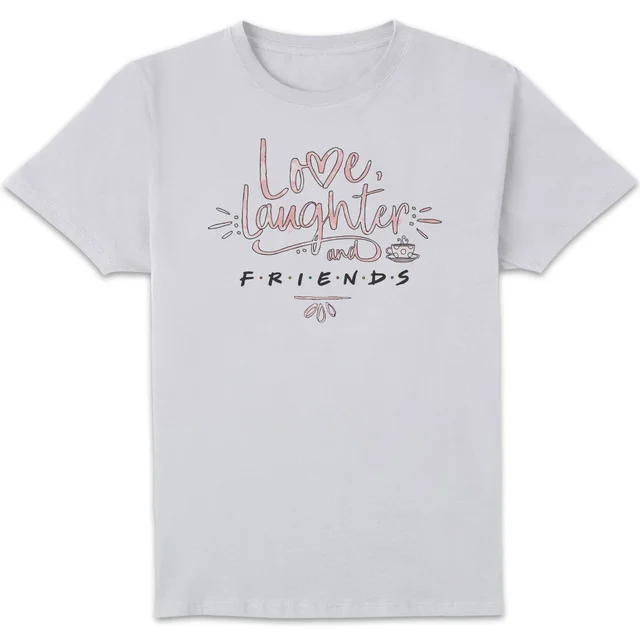 T-Shirt Homme Love Laughter - Friends - Blanc