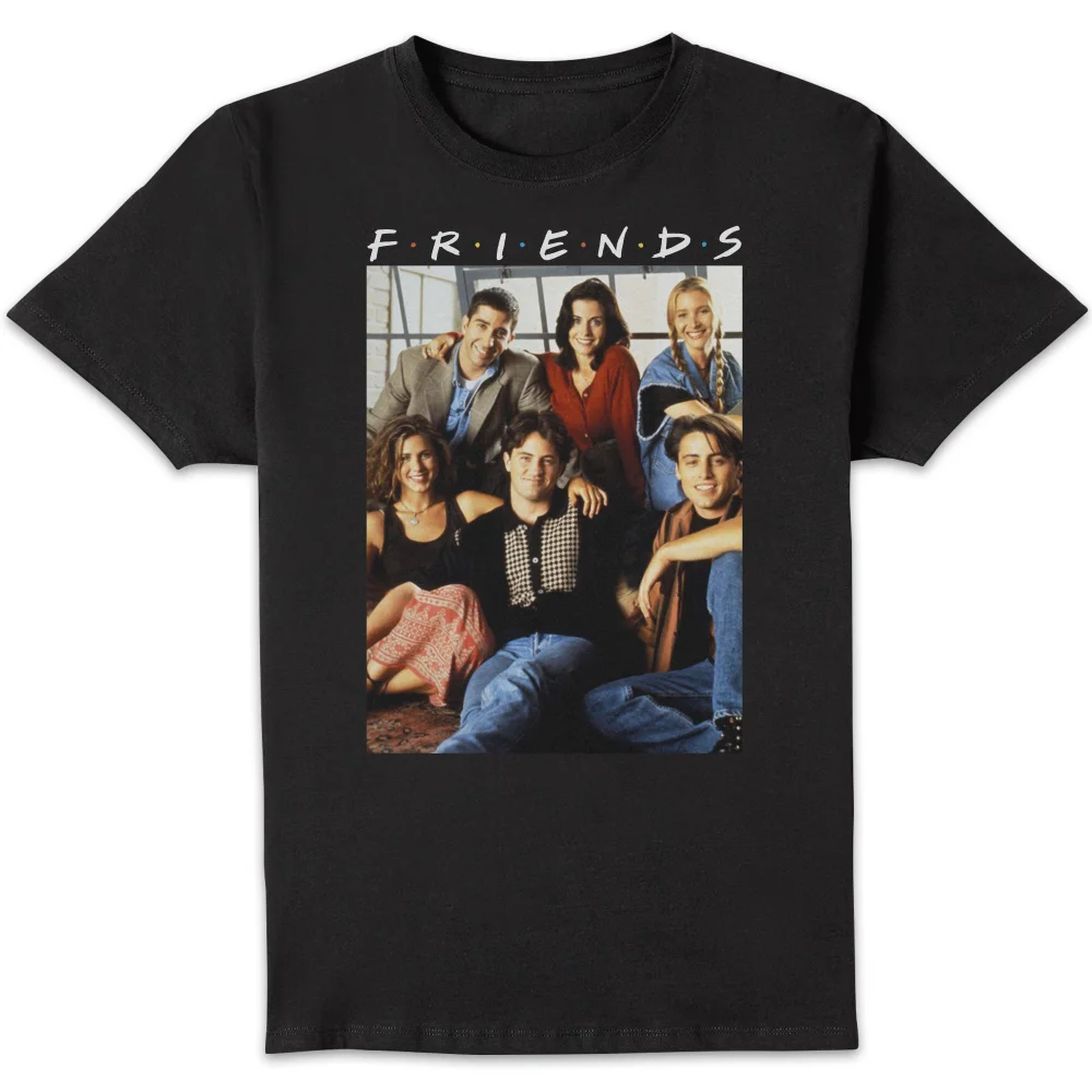 T-Shirt Homme Personnages Rétro - Friends - Noir - S Image 1