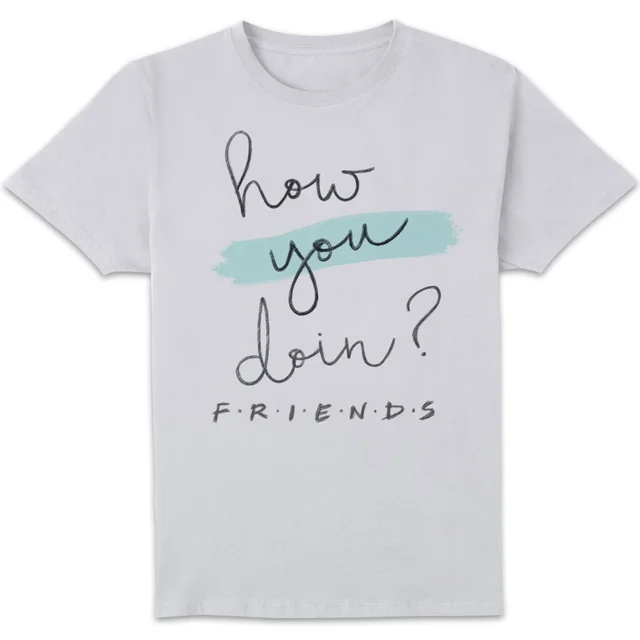 T-Shirt Homme How You Doin? - Friends - Blanc