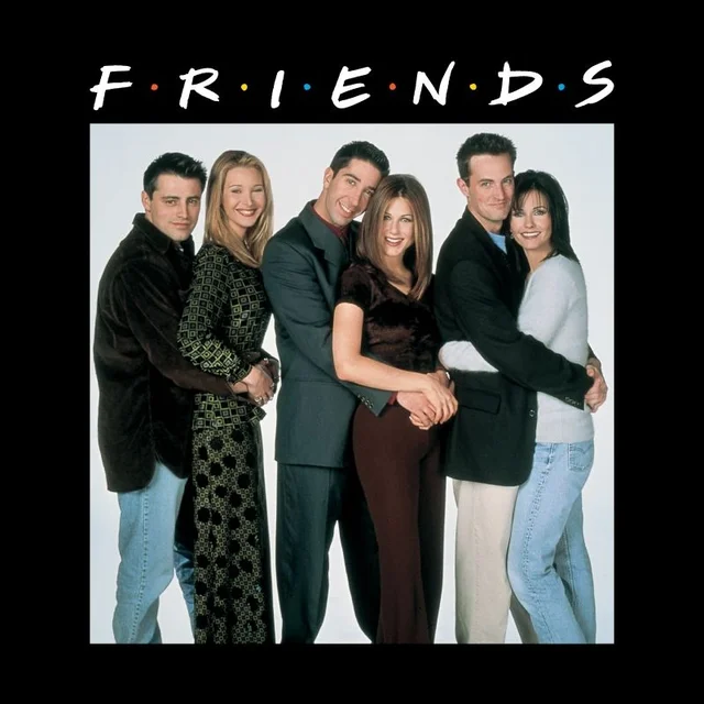 T-Shirt Homme Le Groupe - Friends - Noir