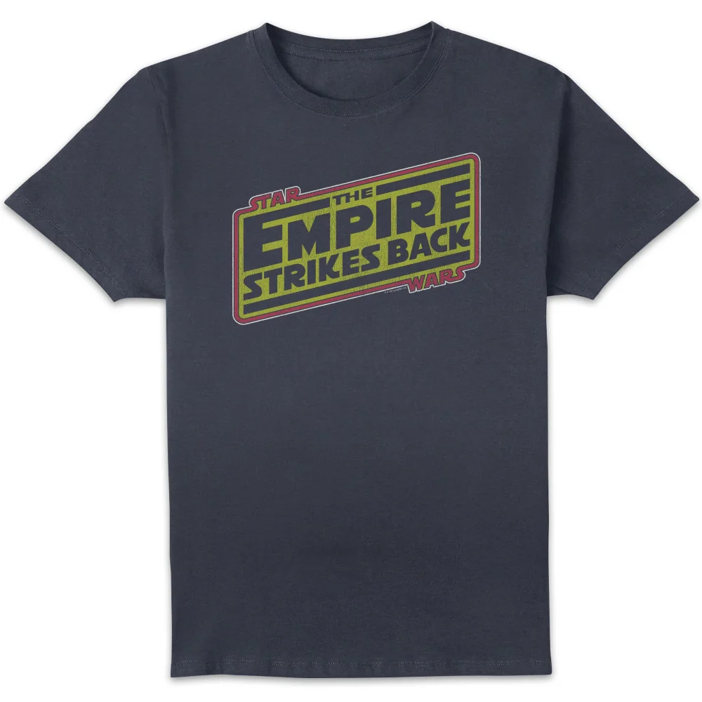 T-Shirt Homme Logo L'empire Contre-Attaque Star Wars Classic - Bleu Marine - S Image 1