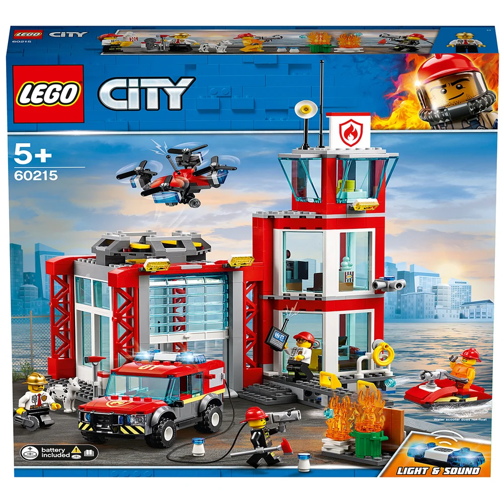 LEGO City : La caserne de pompiers (60215) Image 1