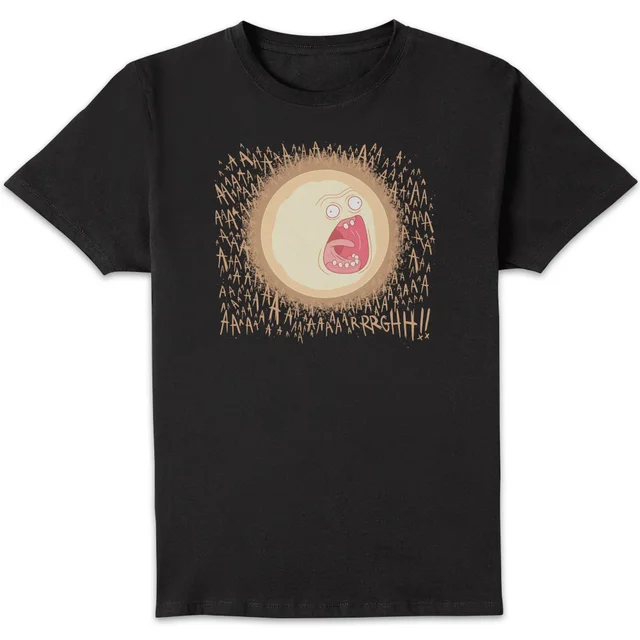 T-Shirt Homme Soleil Hurlant Rick et Morty - Noir