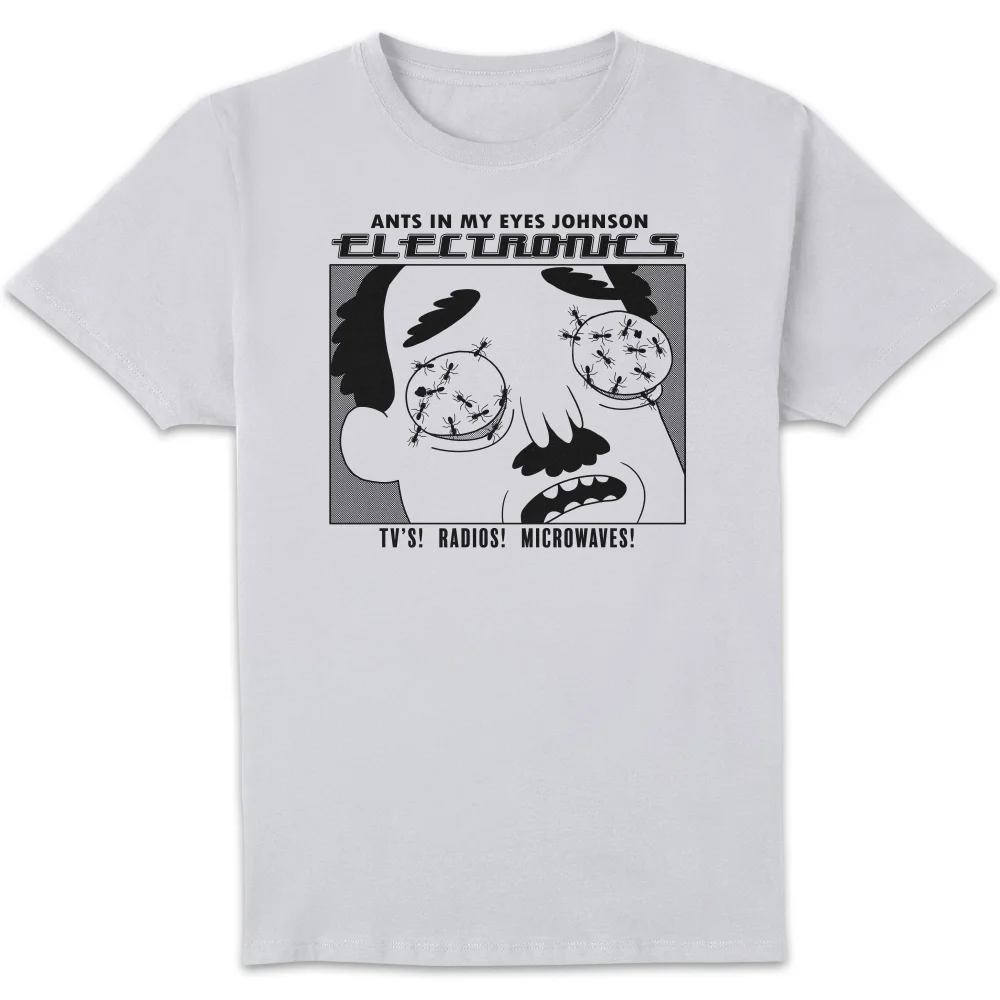 T-Shirt Homme Des Fourmis dans les Yeux Rick et Morty - Blanc - S Image 1