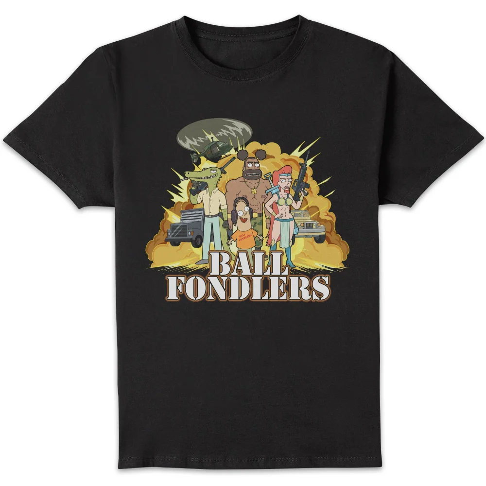 T-Shirt Homme Ball Fondlers Rick et Morty - Noir - S Image 1