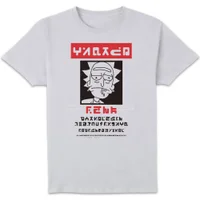 T-Shirt Homme Wanted Rick Rick et Morty - Blanc