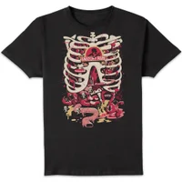 T-Shirt Homme Anatomy Park Rick et Morty - Noir
