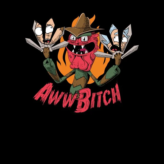 T-Shirt Homme Terry le Terrifiant Rick et Morty - Noir