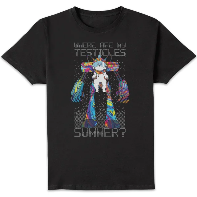 T-Shirt Homme I, Croquette Rick et Morty - Noir