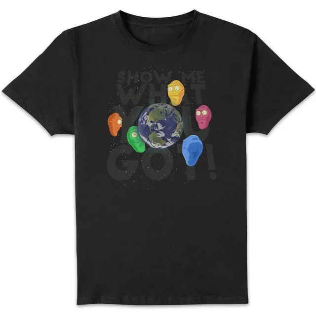 T-Shirt Homme Show Me What You Got Rick et Morty - Noir