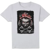 T-Shirt Homme Hi I'm Chucky Chucky - Blanc