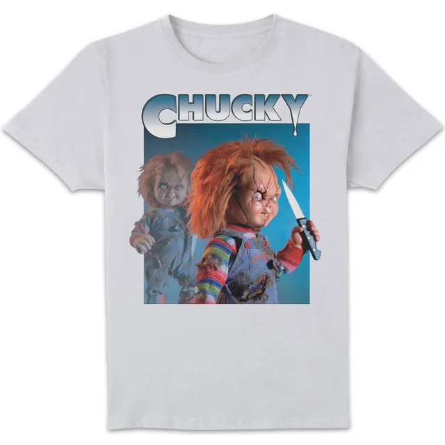T-Shirt Homme Nasty 90's Chucky - Blanc