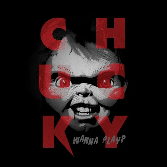 T-Shirt Homme Play Time Chucky - Noir