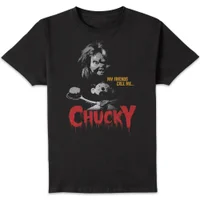 T-Shirt Homme My Friends Call Me Chucky Chucky - Noir - undefined undefined
