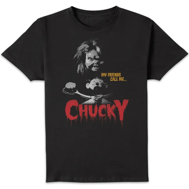 T-Shirt Homme My Friends Call Me Chucky Chucky - Noir