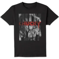T-Shirt Homme Typographic Chucky - Noir