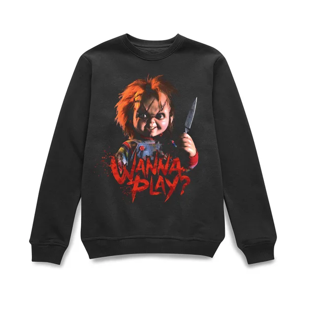 Chucky Wanna Play? Sweatshirt - Noir