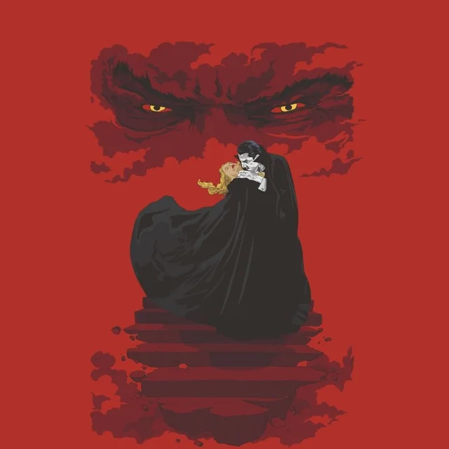 T-Shirt Homme Dracula - Universal Monsters - Rouge