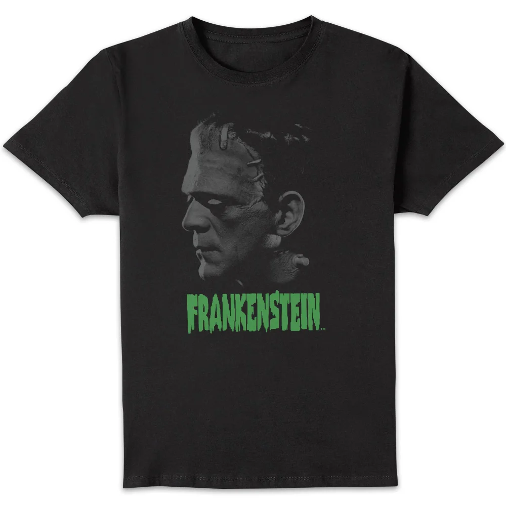 T-Shirt Homme Frankenstein (Tons Gris) - Universal Monsters - Noir - S Image 1