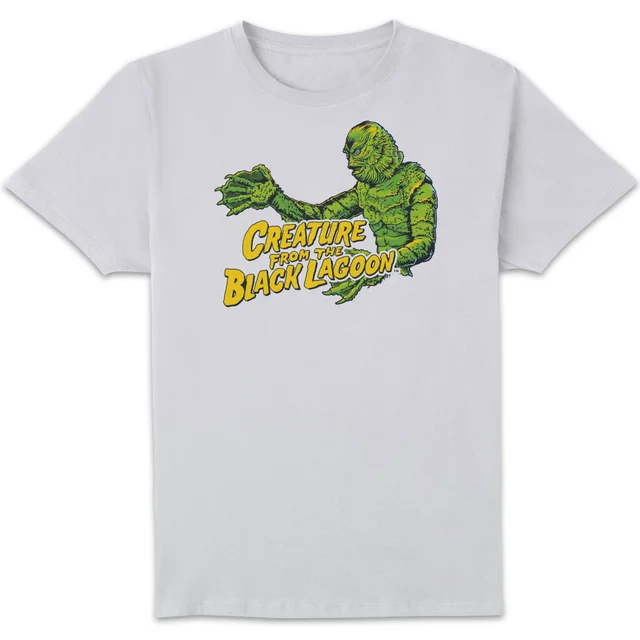 T-Shirt Homme L'Étrange Créature du lac noir - Universal Monsters - Blanc