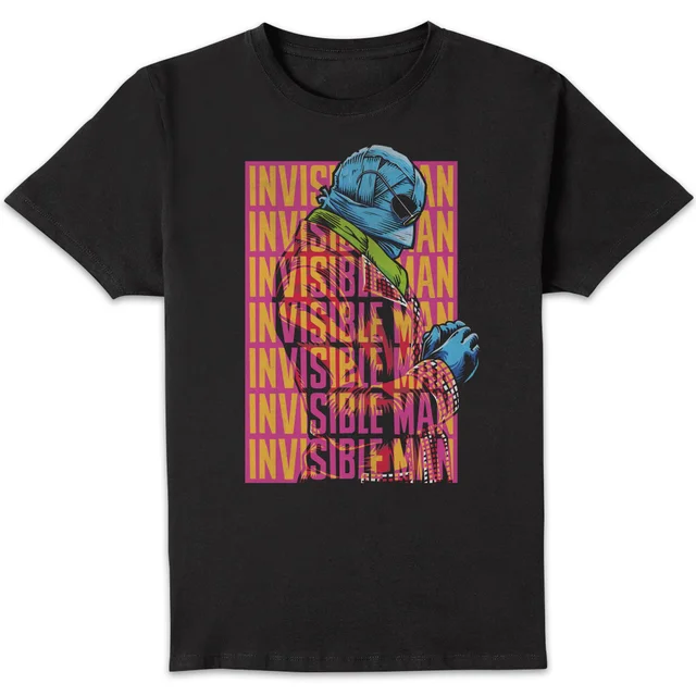 T-Shirt Homme L'Homme Invisible Rétro - Universal Monsters - Noir