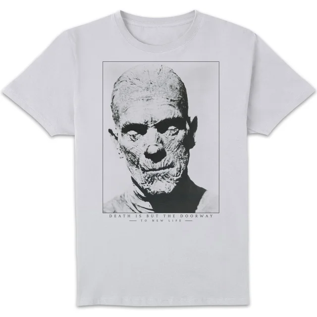 T-Shirt Homme La Momie Portrait - Universal Monsters - Blanc