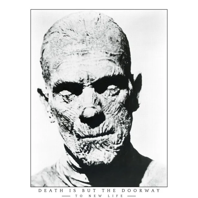 T-Shirt Homme La Momie Portrait - Universal Monsters - Blanc